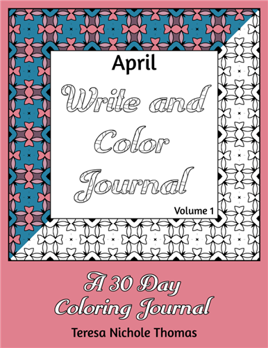 April Write and Color Journal Volume 1 Cover