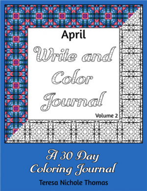 April Write and Color Journal Volume 2 Cover