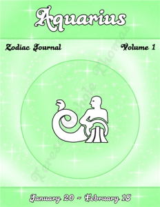 Aquarius Zodiac Journal Volume 1 Pic 01