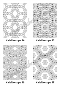 Calm Kaleidoscopes Adult Coloring Book Volume 03 Pic 05