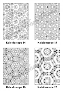 Calm Kaleidoscopes Adult Coloring Book Volume 5 Pic 05