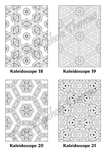 Calm Kaleidoscopes Adult Coloring Book Volume 5 Pic 06