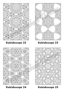 Calm Kaleidoscopes Adult Coloring Book Volume 5 Pic 07