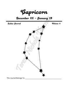 Capricorn Zodiac Journal Volume 4 Pic 02