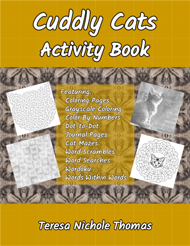 Cuddly Cats Activity Book Cover
