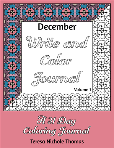 December Write and Color Journal Volume 1 Cover