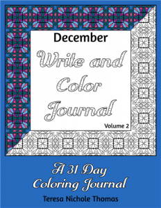 December Write and Color Journal Volume 2 Cover