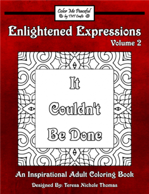 Enlightened Expressions Coloring Book Volume 02 Cover