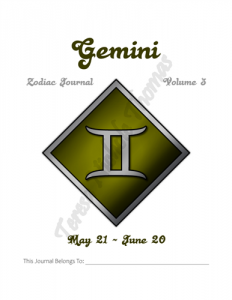 Gemini Zodiac Journal Volume 3 Pic 02