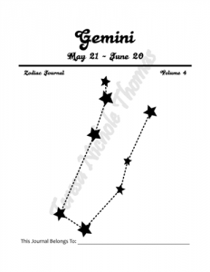 Gemini Zodiac Journal Volume 4 Pic 02