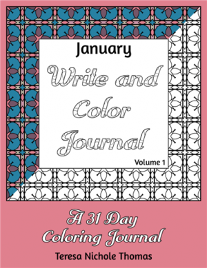 January Write and Color Journal Volume 1 Cover