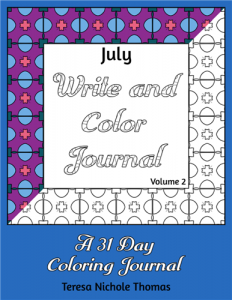 July Write and Color Journal Volume 2 Cover