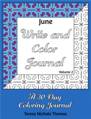 June Write and Color Journal Volume 2 Cover