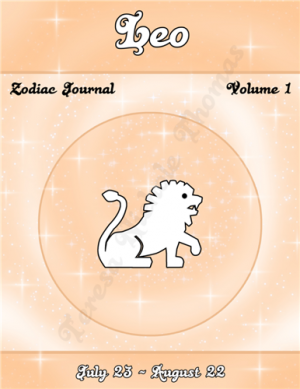 Leo Zodiac Journal Volume 1 Pic 01