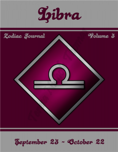 Libra Zodiac Journal Volume 3 Pic 01