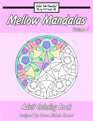 Mellow Mandalas Adult Coloring Book Volume 05 Cover