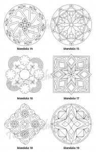 Mellow Mandalas Adult Coloring Book Volume 09 Pic 07
