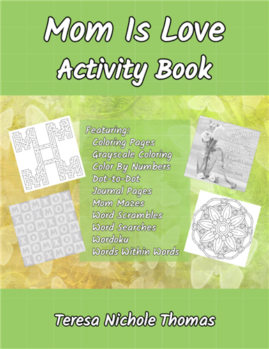 Mom Is Love Activity Book Cover