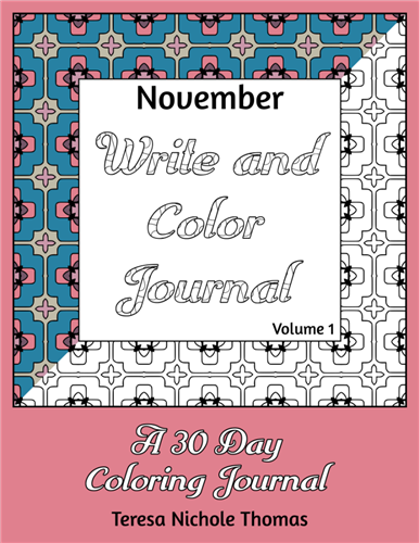 November Write and Color Journal Volume 1 Cover