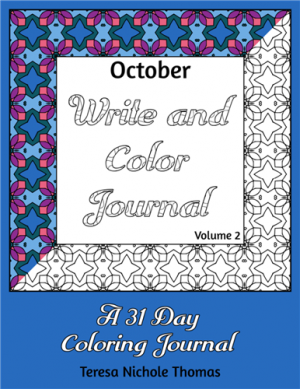 October Write and Color Journal Volume 2 Cover