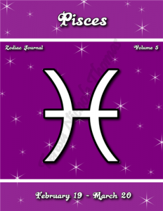 Pisces Zodiac Journal Volume 5 Pic 01