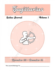 Sagittarius Zodiac Journal Volume 1 Pic 02
