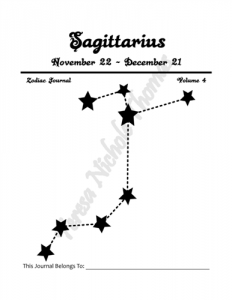 Sagittarius Zodiac Journal Volume 4 Pic 02