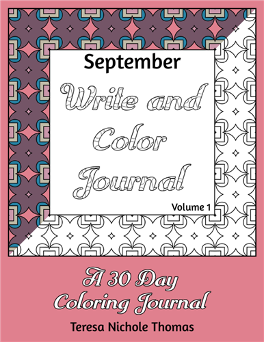 September Write and Color Journal Volume 1 Cover
