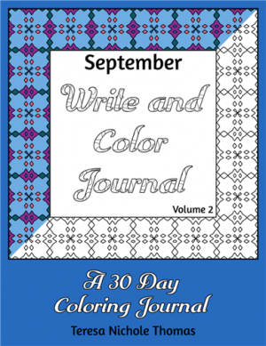 September Write and Color Journal Volume 2 Cover
