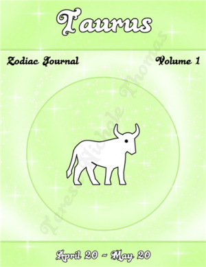 Taurus Zodiac Journal Volume 1 Pic 01