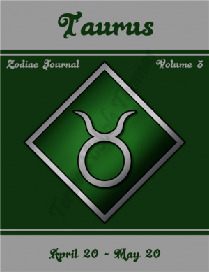 Taurus Zodiac Journal Volume 3 Pic 01