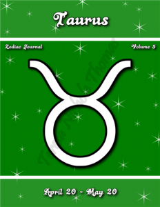 Taurus Zodiac Journal Volume 5 Pic 01