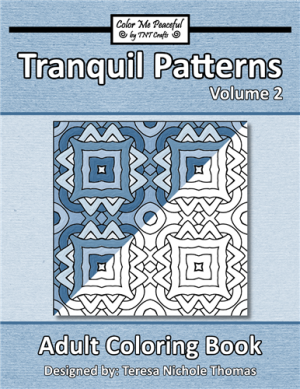 Tranquil Patterns Adult Coloring Book Volume 02 Cover