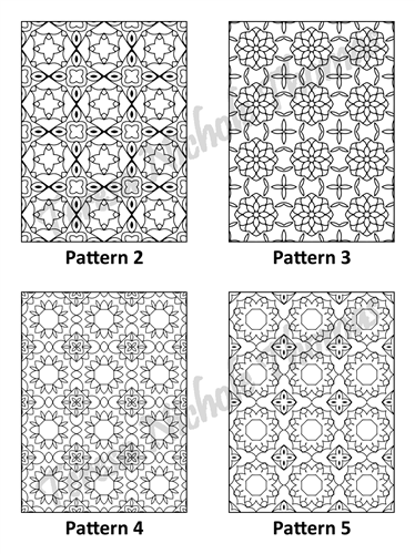 Tranquil Patterns Adult Coloring Book Volume 5 Pic 02