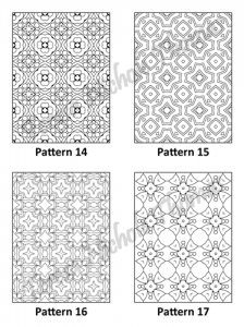 Tranquil Patterns Adult Coloring Book Volume 5 Pic 05