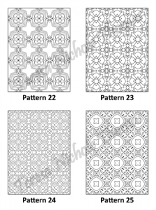 Tranquil Patterns Adult Coloring Book Volume 5 Pic 07