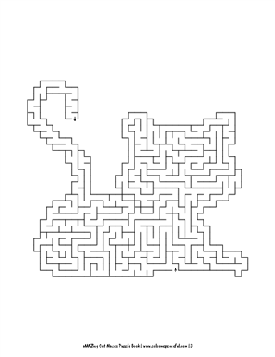 aMAZing Cat Mazes Puzzle Book Volume 1 Pic 03