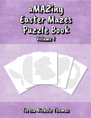aMAZing Easter Mazes Puzzle Book Volume 1 Cover