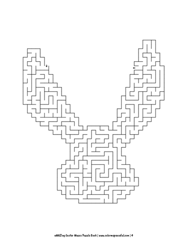 aMAZing Easter Mazes Puzzle Book Volume 1 Pic 04