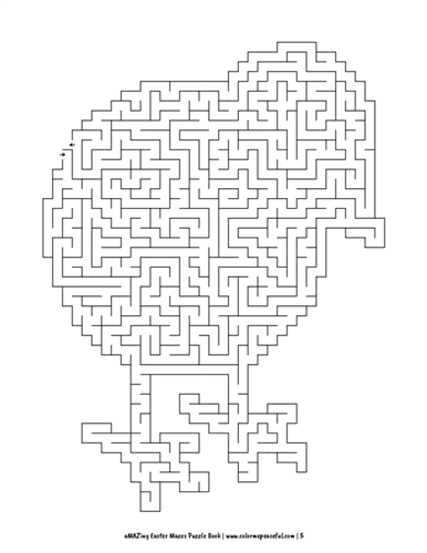 aMAZing Easter Mazes Puzzle Book Volume 1 Pic 05