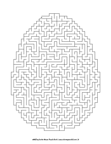 aMAZing Easter Mazes Puzzle Book Volume 1 Pic 06