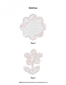 aMAZing Flower Mazes Puzzle Book Volume 1 Pic 07