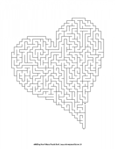 aMAZing Heart Mazes Puzzle Book Volume 1 Pic 06
