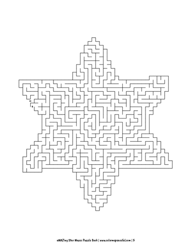 aMAZing Star Mazes Puzzle Book Volume 1 Pic 05