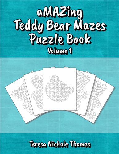 aMAZing Teddy Bear Mazes Puzzle Book Volume 1 Cover