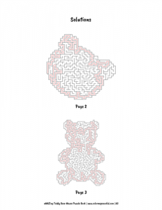 aMAZing Teddy Bear Mazes Puzzle Book Volume 1 Pic 07